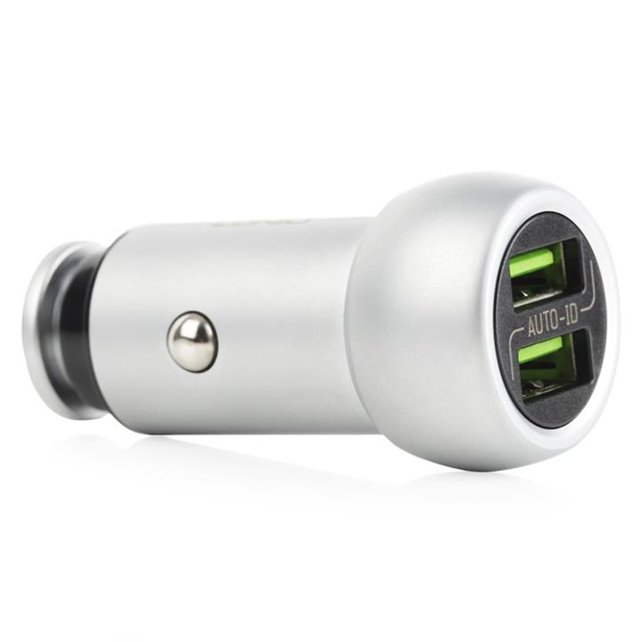 شارژر فندکی 2 پورت الدینیو مدل LDNIO C401 با کابل میکرو یو اس بی LDNIO C401 Car Charger